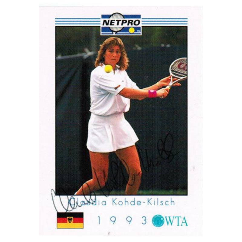 Claudia Kohde-Kilsch Signed Women’s Card