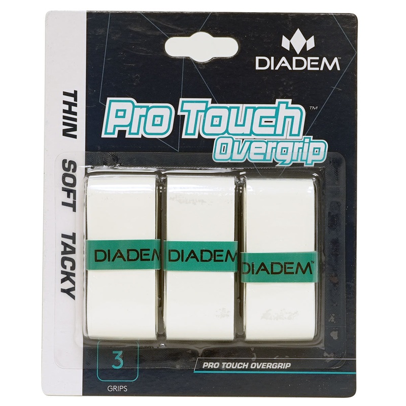Diadem Pro Touch Overgrip 3 Pack (White)