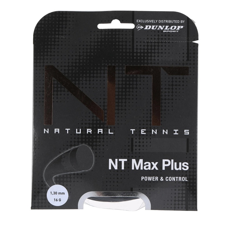 Dunlop NT Max Plus 16/1.30 Tennis String (Black)