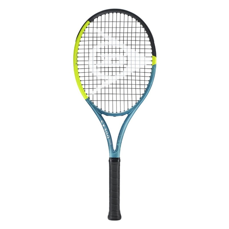 DUNLOP SX 300 TOUR (Teal/Yellow) 305g Tennis Racquet – Unstrung & Free Grip G2 (4 1/4)