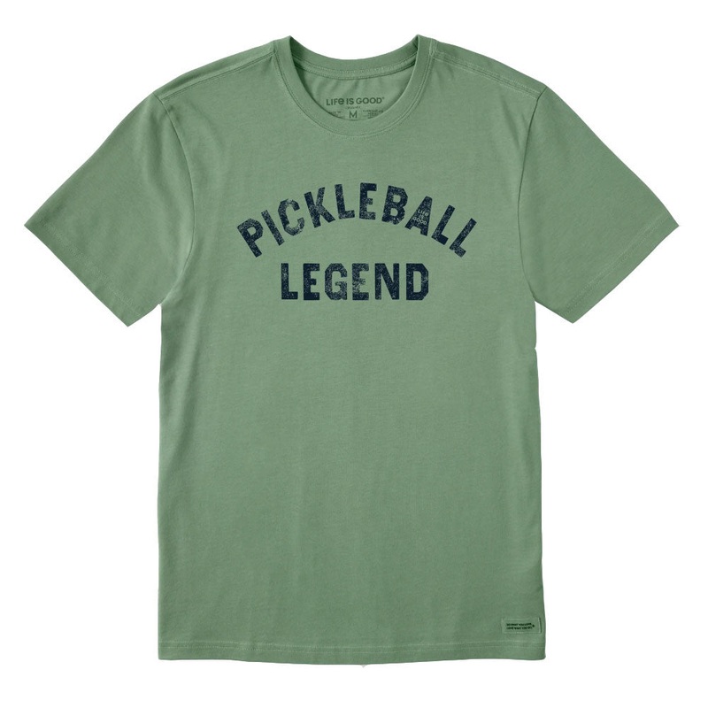 Life Is Good Pickleball Legend Crusher Shortsleeve Mens T-Shirt