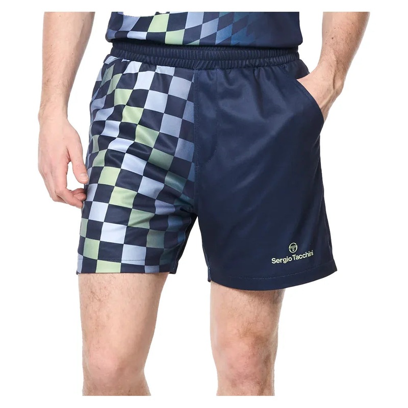 Men`s Luca Pique Printed Tennis Short