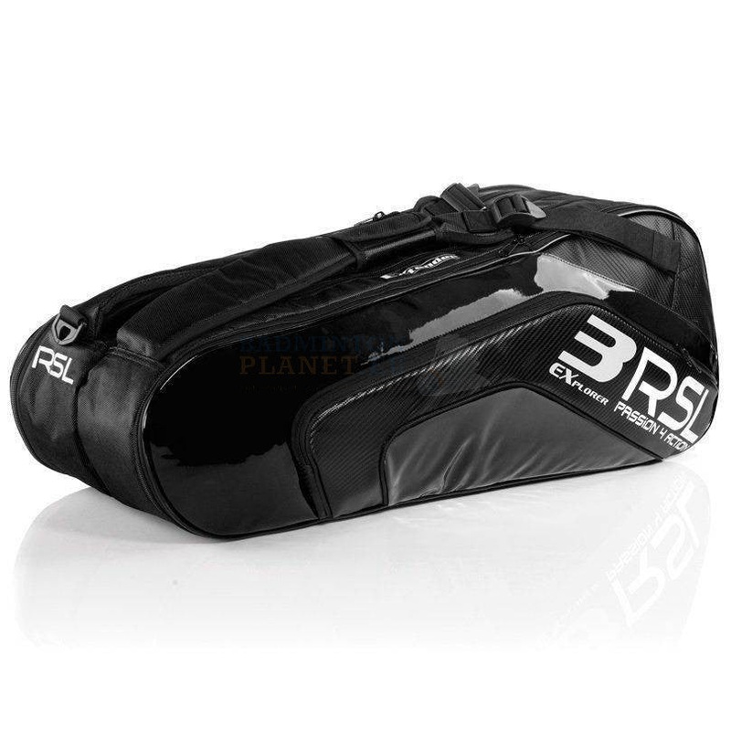 RSL Explorer 3.4 Extender Racket Bag BLACK 9 Rackets
