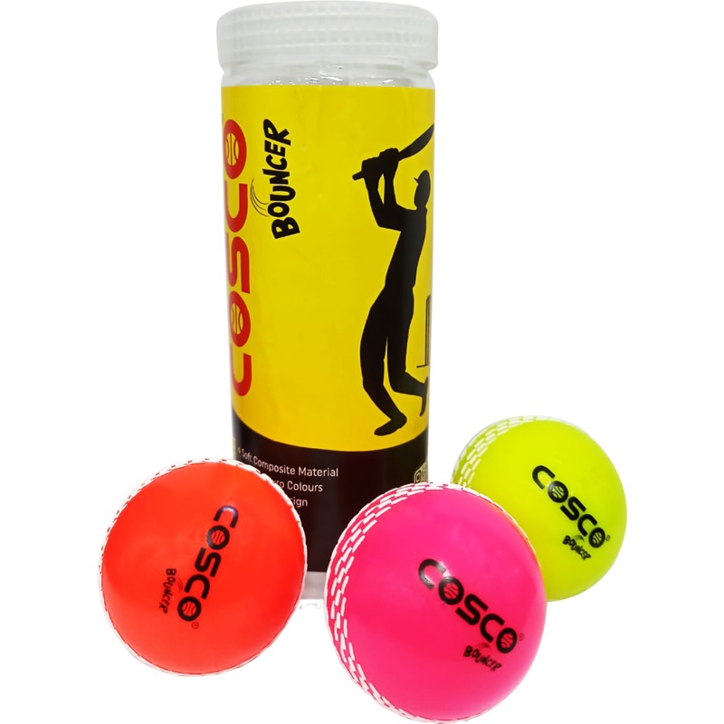 Cosco Wind Ball – Bouncer Cricket Ball | KIBI SPORTS 3 Balls