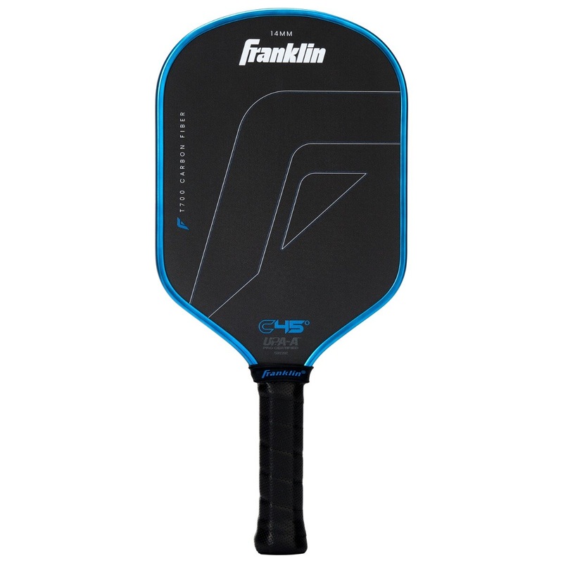 Franklin C45 Carbon Fiber Pickleball Paddle – 14mm – Blue