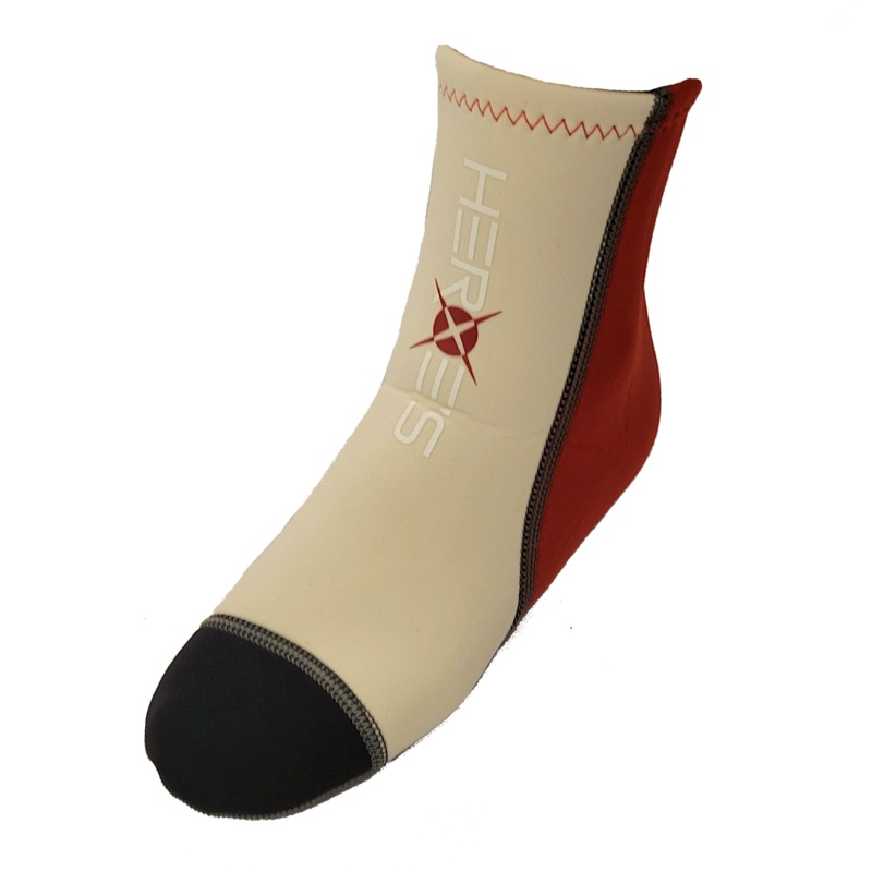 Heroe’s #HEROESFEET #ROME Sand Socks – Red, White & Black