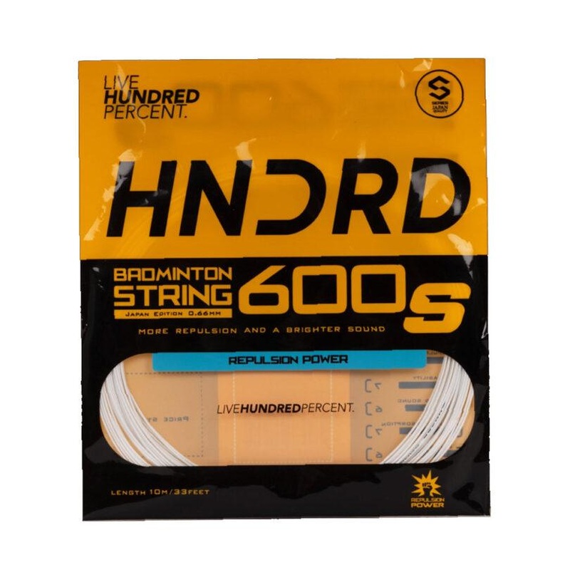 Hundred 600 S Badminton String HBAA-2M046-6 Formula 1 Red 10m Set