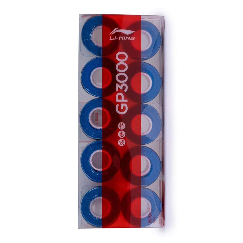 Li-Ning GP3000 Grips -10 Pieces -Blue Baltic Blue One Size