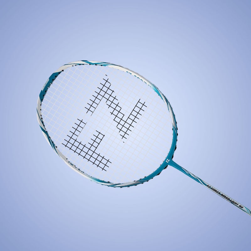 Speed light 82 Strung Badminton Racket ( Light Blue ) – 4U/G5 Fz Forza | Kibi Sports