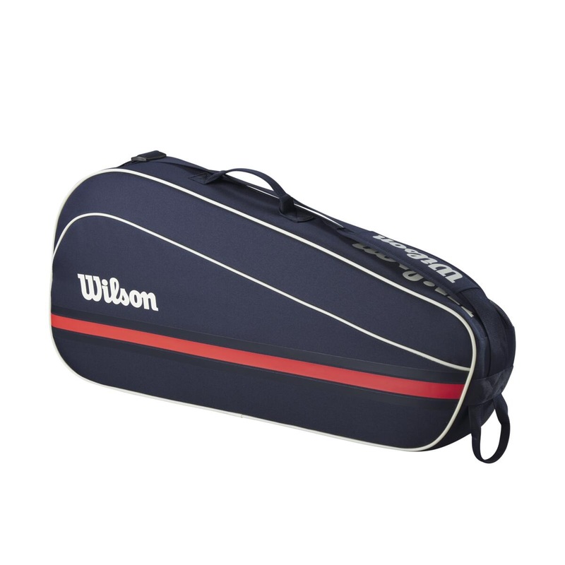 Wilson Team (WR8039801) Racket Bag (3 Racket) NAVY 3 Rackets
