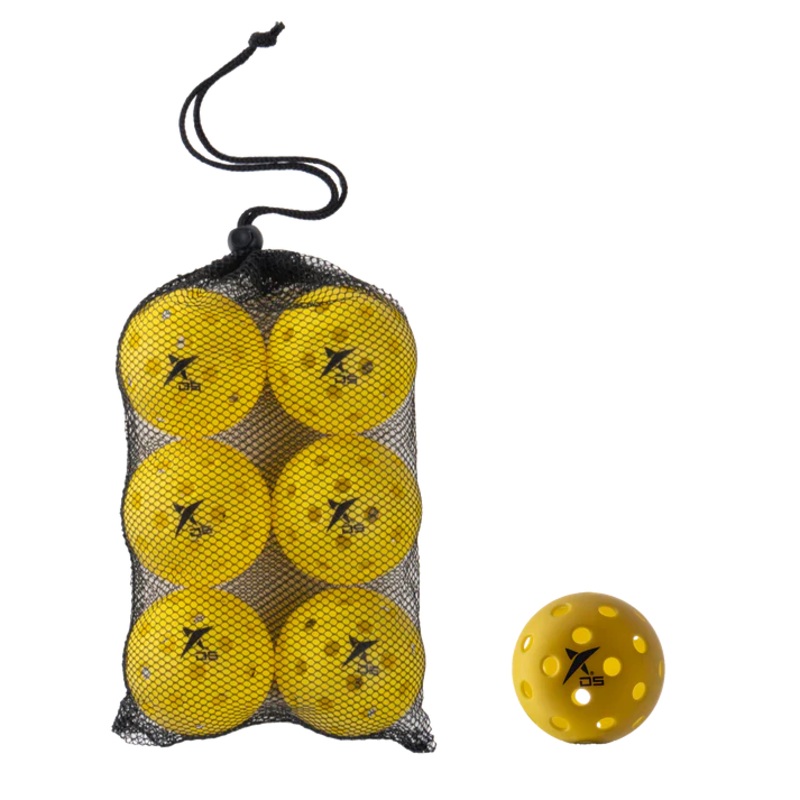 Drop Shot PICKLEBALL OUTDOOR Balls X 6 TOURNAMENT