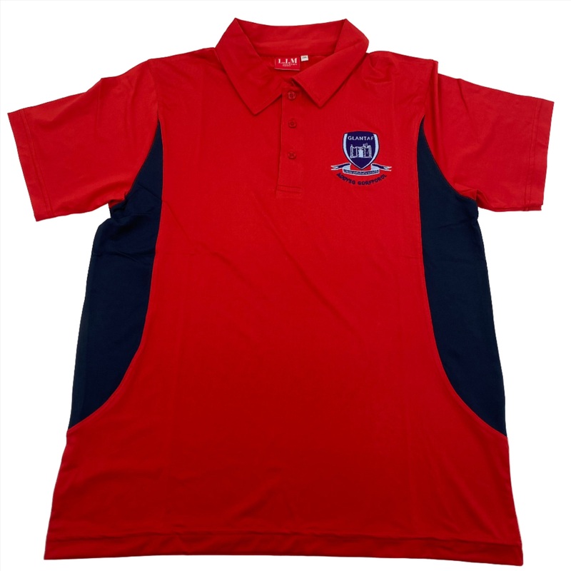 Glantaf Regular Fit PE Polo JS 9/10 RED
