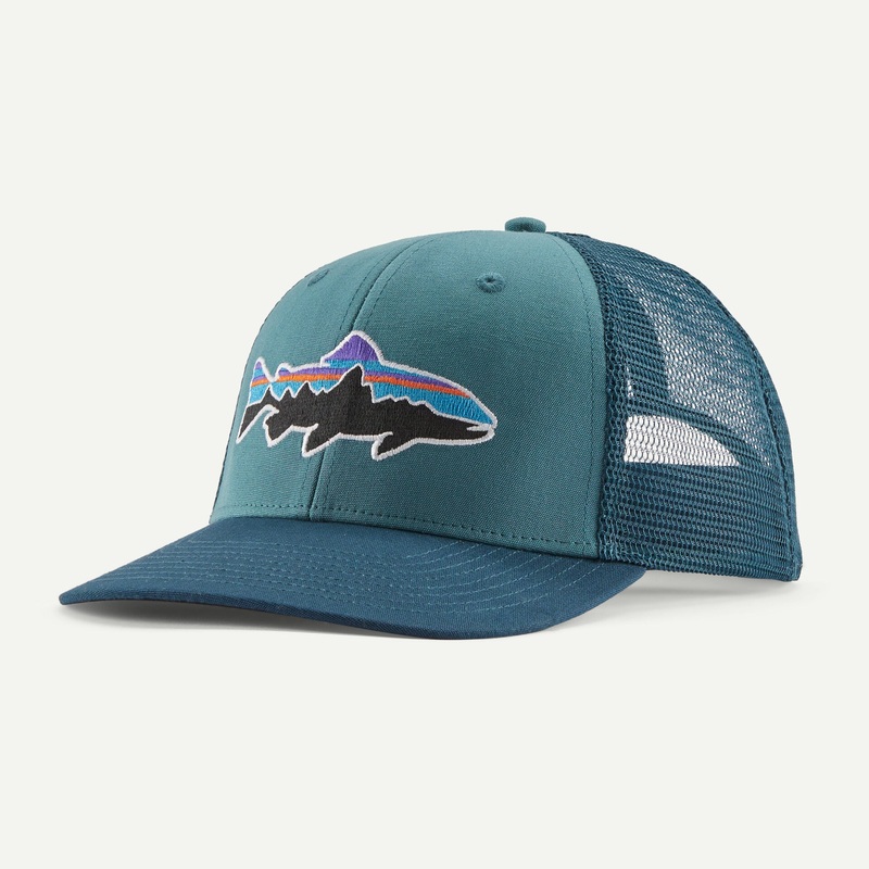 Patagonia Fitz Roy  Trout Trucker Hat Wetland Blue-WLDB