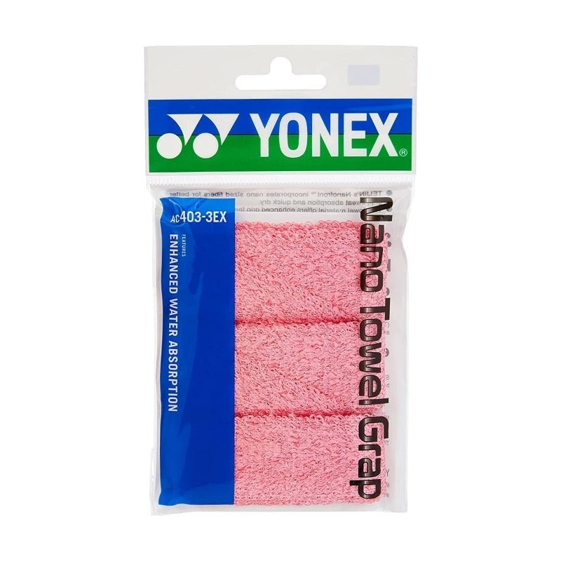 YONEX Nano Towel Grap (3 wraps) AC403EX Multiple Colors Gray