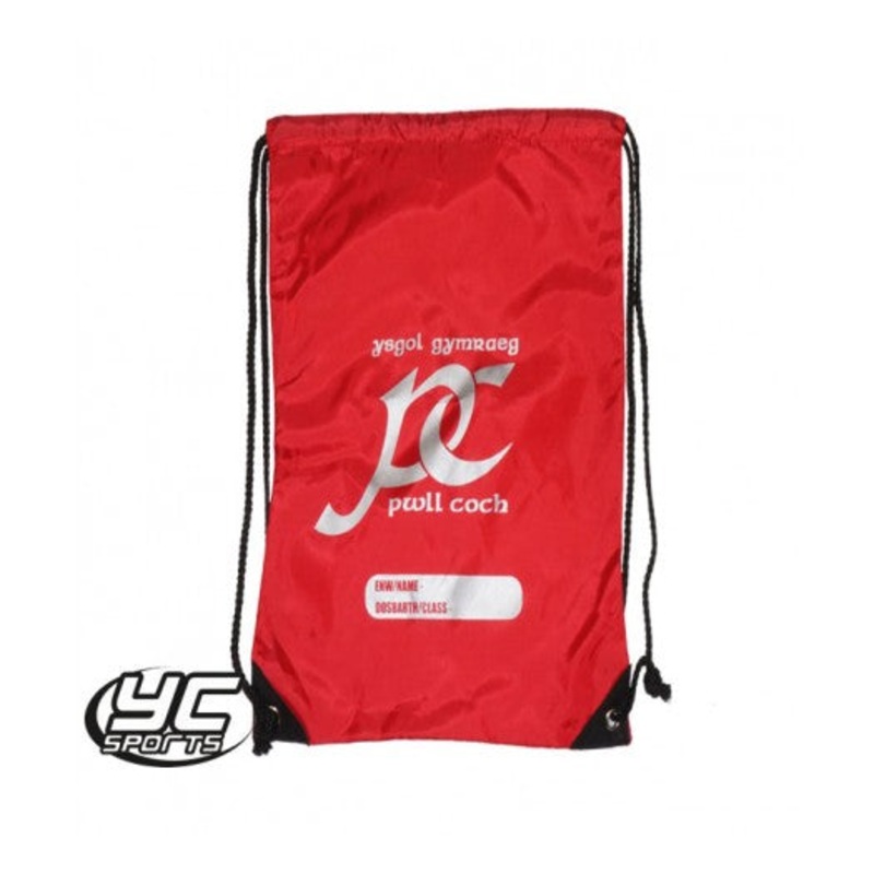 Ysgol Gymraeg Pwll Coch Gymsack Red O/S RED