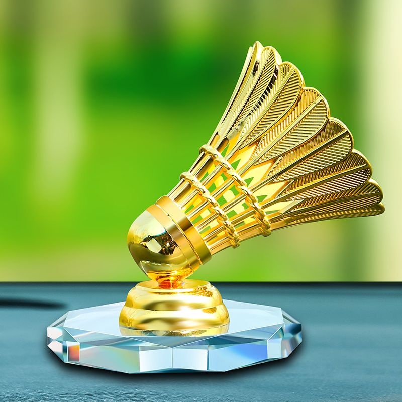 Badminton-Inspired Decorative Ornament COTHER004 Gold