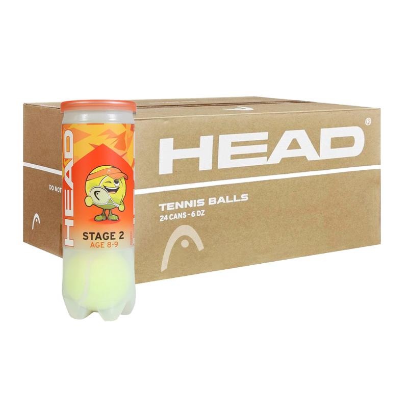 Cajon 72 Pelotas – 24 Botes de 3 uds – Head Stage 2 Naranja