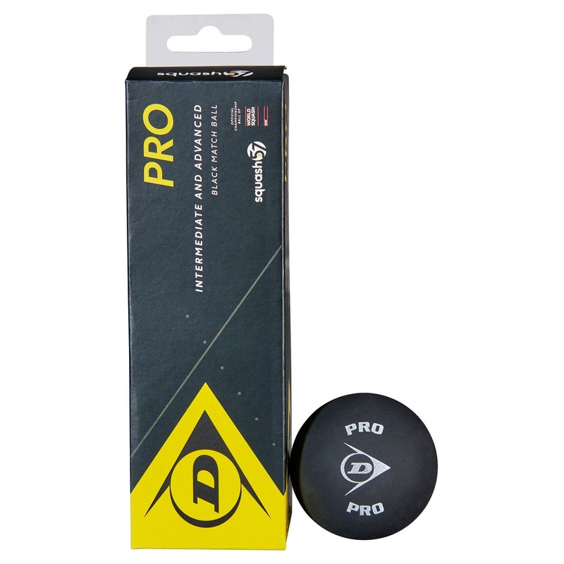 Dunlop Racketball PRO black Balls (box of 3) 762034 NA OS