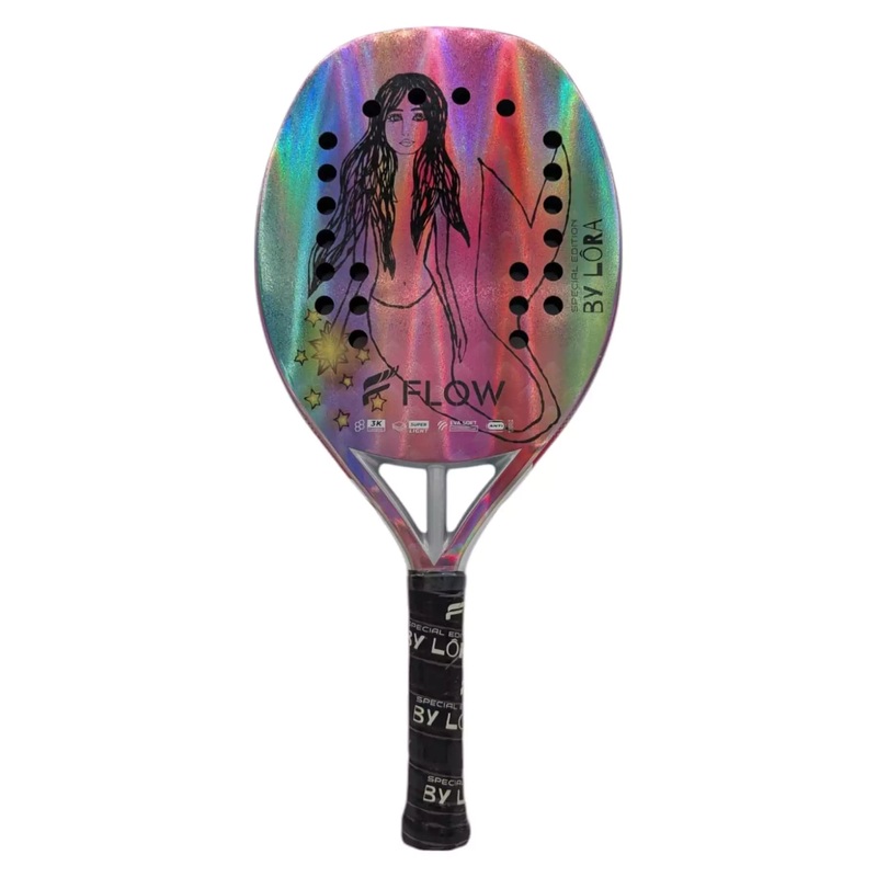 Flow 3K By Lora Special Edition By Carolina Dieckmann Beach Tennis Racket