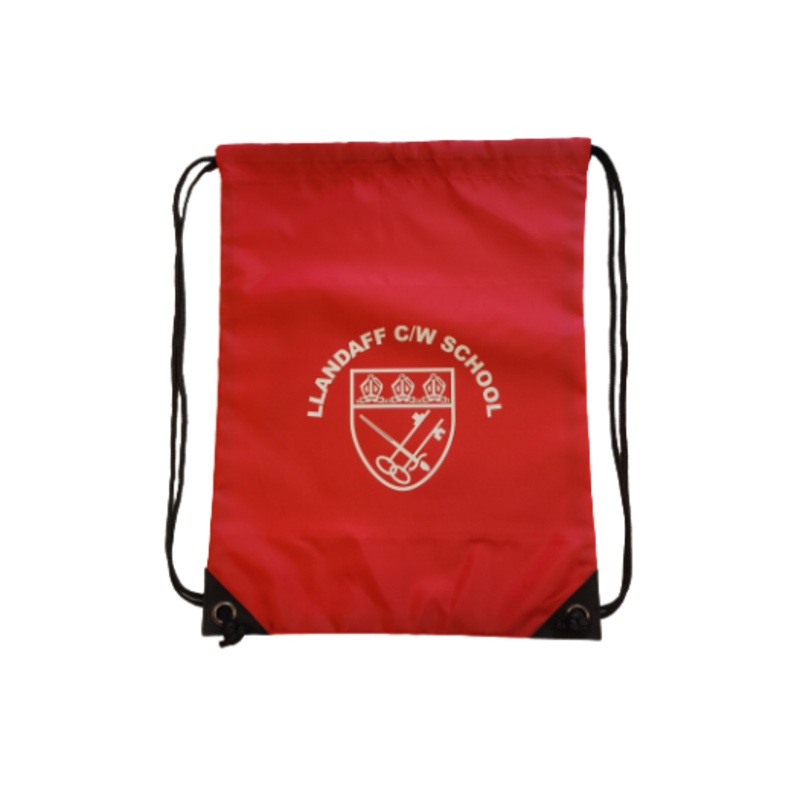 Llandaff City Church In Wales Primary School Gymsack O/S RED