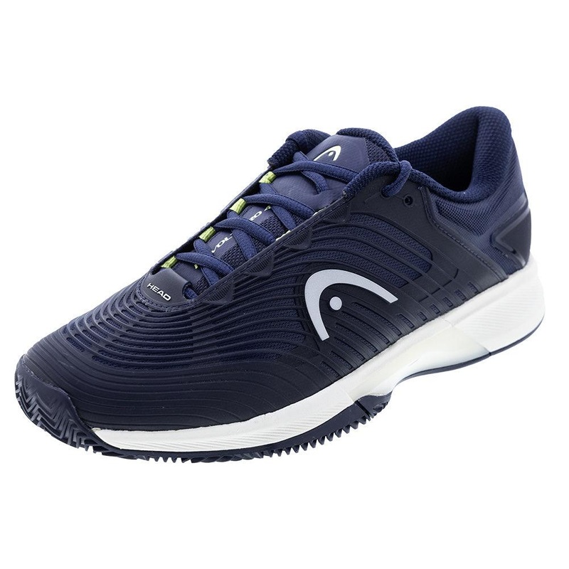 Men`s Revolt Pro 4.5 Clay Tennis Shoes Navy and Lime