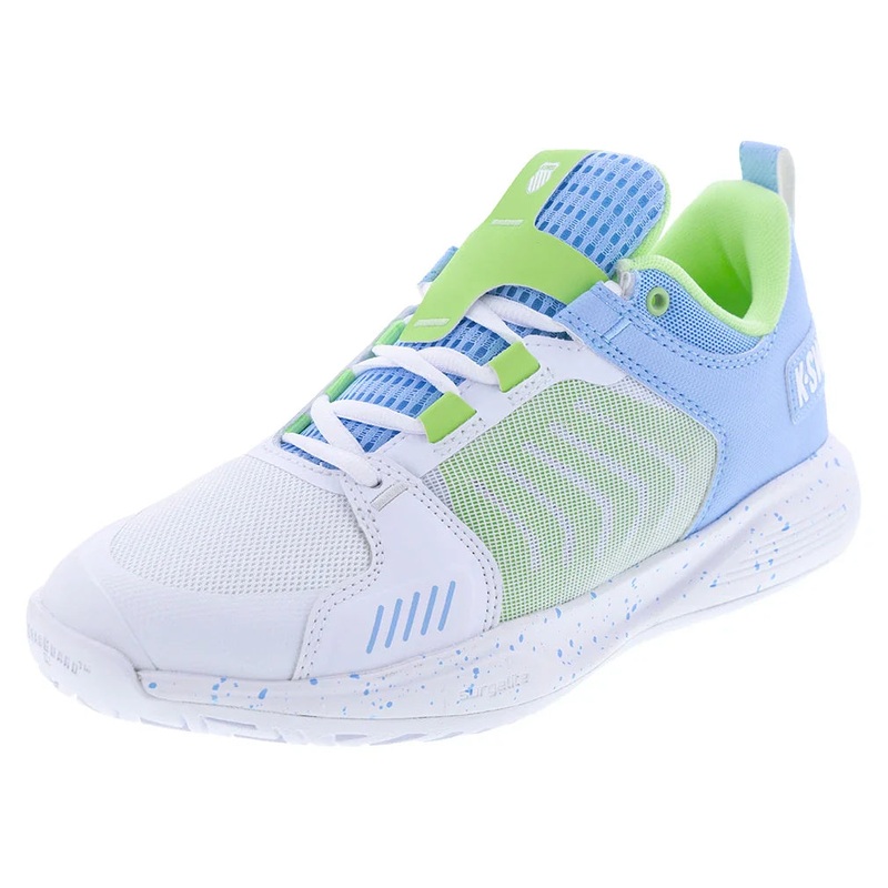 Women`s Ultrashot Team Tennis Shoes White and Dutch Canal