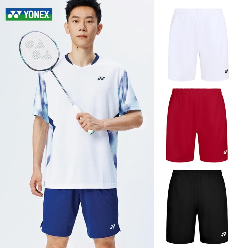 YONEX Men’s Shorts 120055BCR Black (007) M