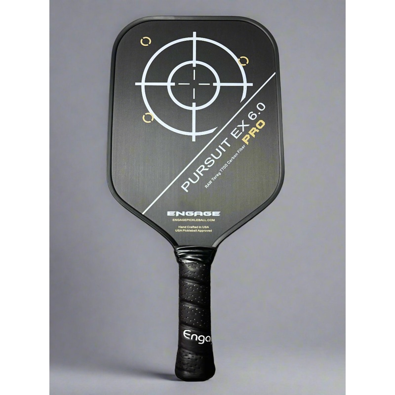 ENGAGE Pursuit Pro EX 6.0 Pickleball Paddle  I  Raw T700 Carbon Fiber  I  Blemished