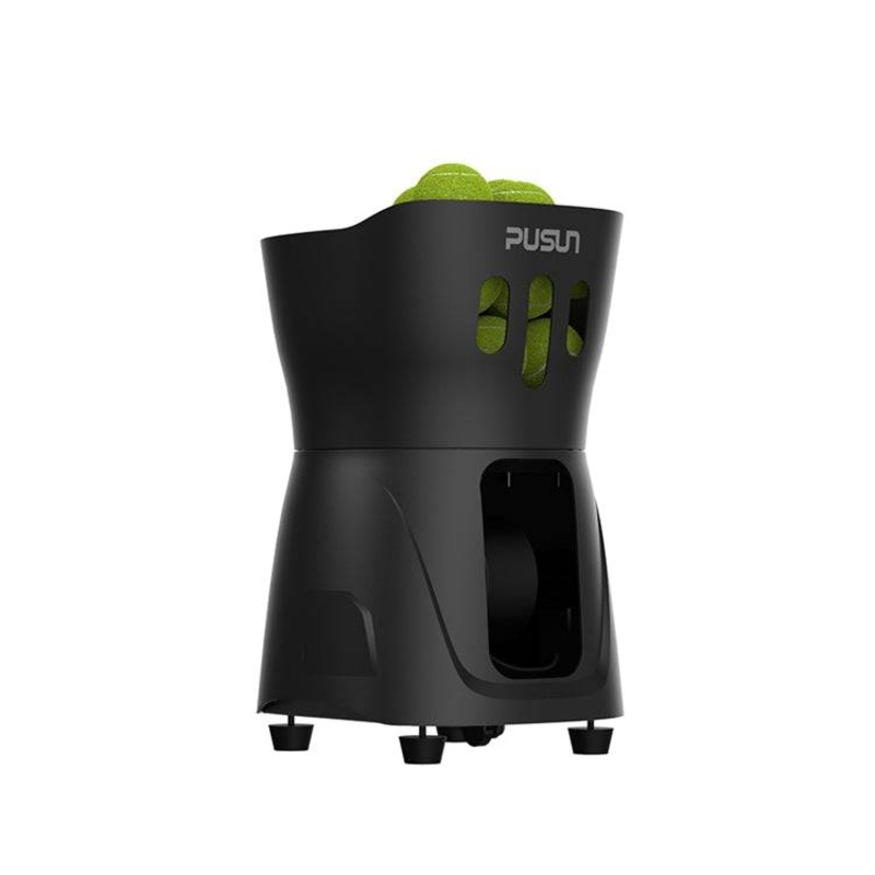PUSUN PT-mini Tennis/Padelball Machine Black 3-Year Warranty Free $150 Ball Collector Net