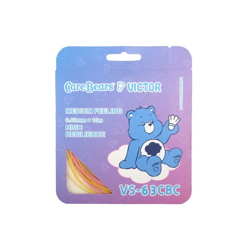VICTOR X Care Bears Badminton Strings VS-63CBC Purple/Tiffany Blue (TU)