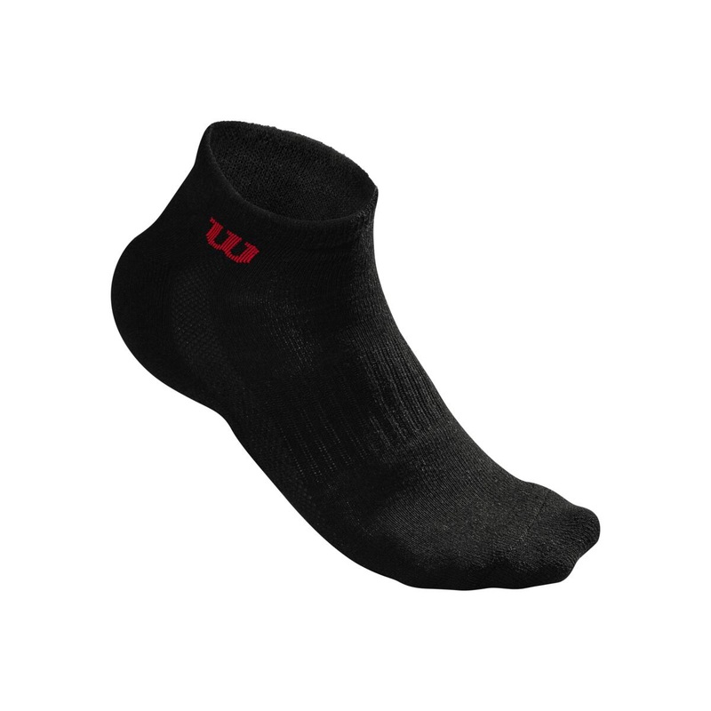 Wilson Men’s Quarter Socks 3 Pack (Black)