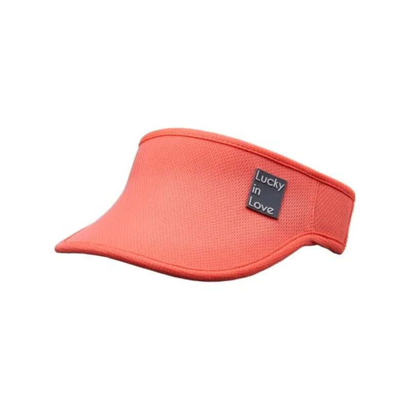 Women’s Lucky in Love Stretch Visor Peach Glow