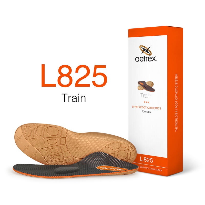 Aetrex Men’s L825 Train Posted Orthotics W/ Metatarsal Support 8
