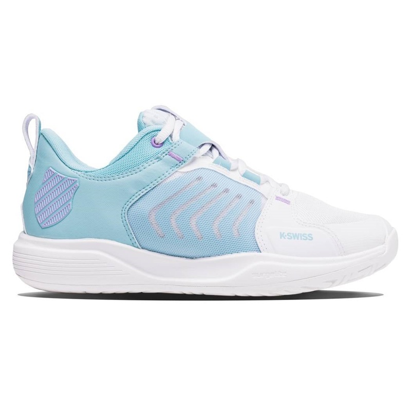 K-Swiss Ultrashot Team Women’s Tennis Shoe (White/Blue)