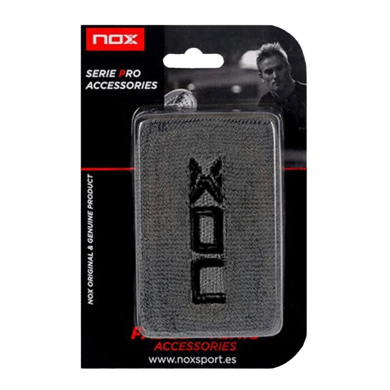 Muequeras NOX Gris/Negro 2 Uds