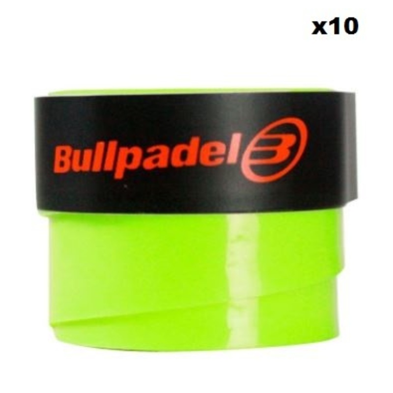 Overgrips Bullpadel Amarillo Azufre Liso 10 Unidades