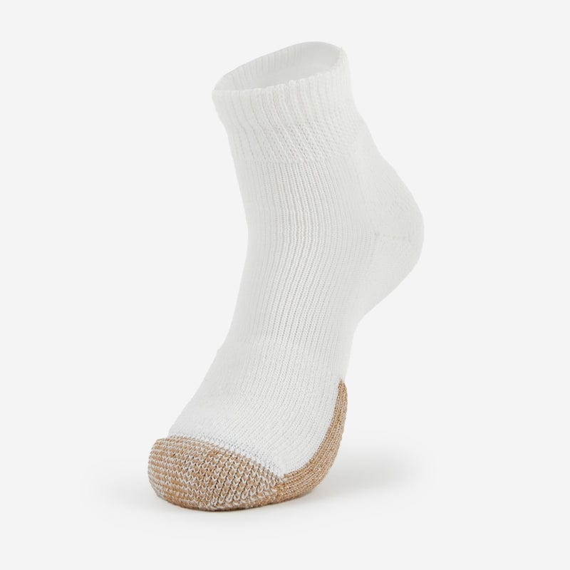 Thorlo Maximum Cushion Ankle Tennis Sock – TMX Medium White