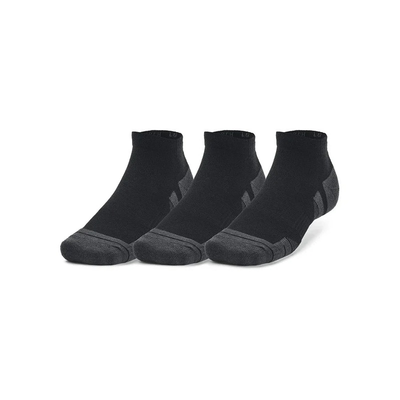 UA Performance Tech (1379504) Low Cut Socks Unisex (3 pack) 001 BLACK/BLACK XL