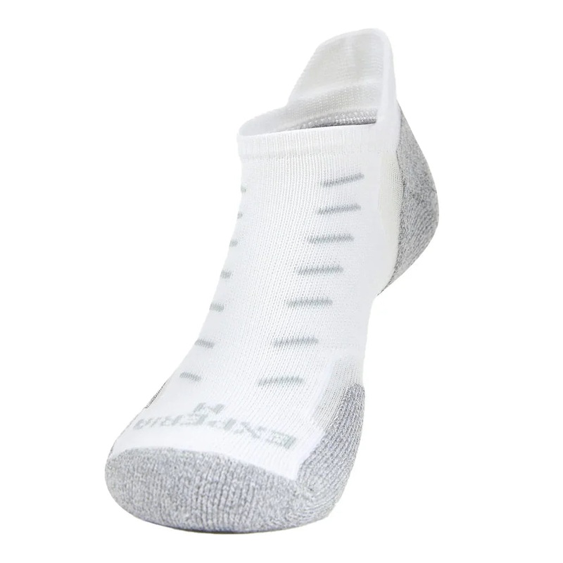 Experia TECHFIT Light Cushion No Show Tab Multisport Socks White