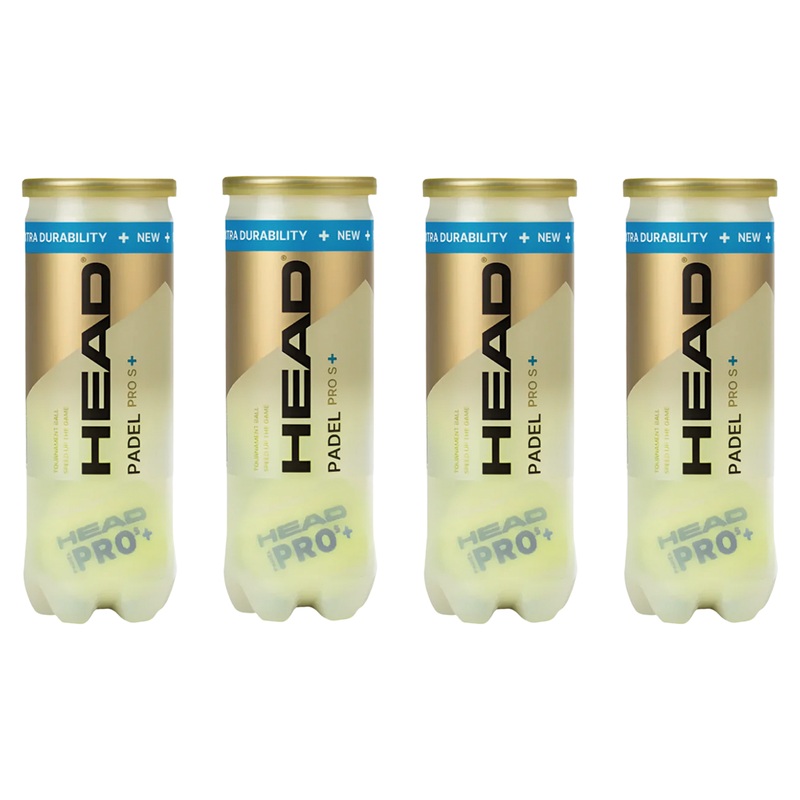 Head Balls Padel Pro S+ | 4x Can Bundle