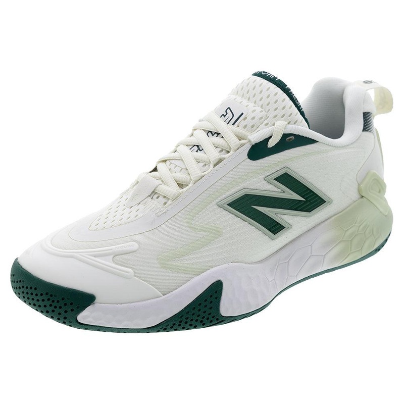 Men`s Fresh Foam X CT-Rally D Width Tennis Shoes Sea Salt and Green