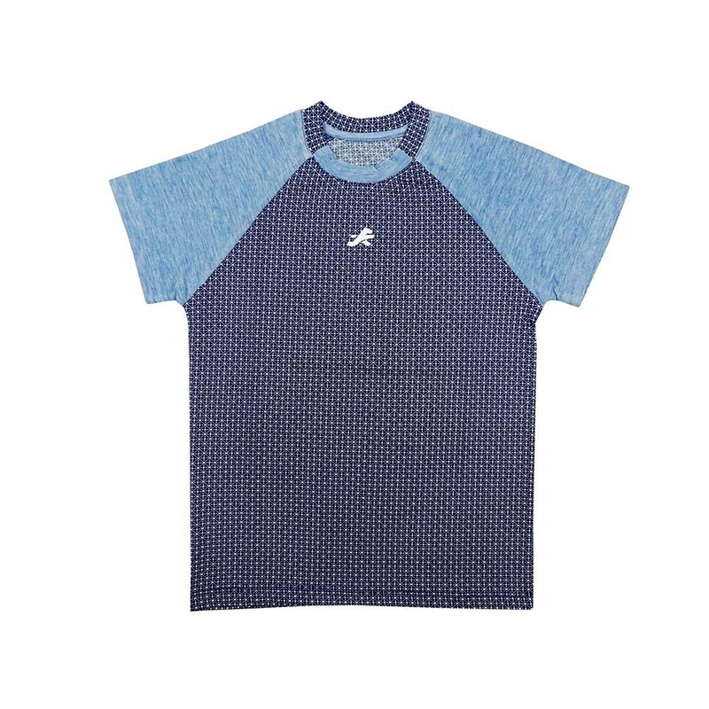 Redesign Boys Perfomance Tshirt (Heather Blue Raglan) | Kids | KIBI Sports Small