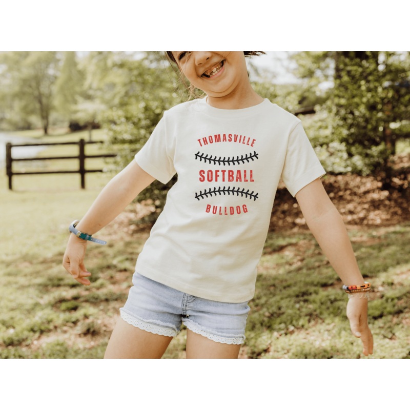 Thomasville Bulldog Youth Softball Shirt