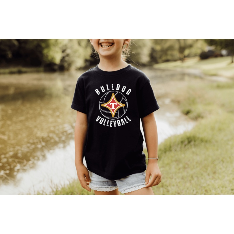 Thomasville Bulldog Youth Volleyball Logo Shirt