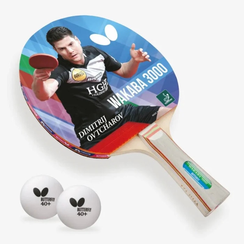 WAKABA 3000 TABLE TENNIS RACKET BUTTERFLY | KIBI SPORTS