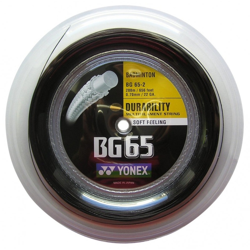 Yonex BG 65 Badminton String Reel (Black)