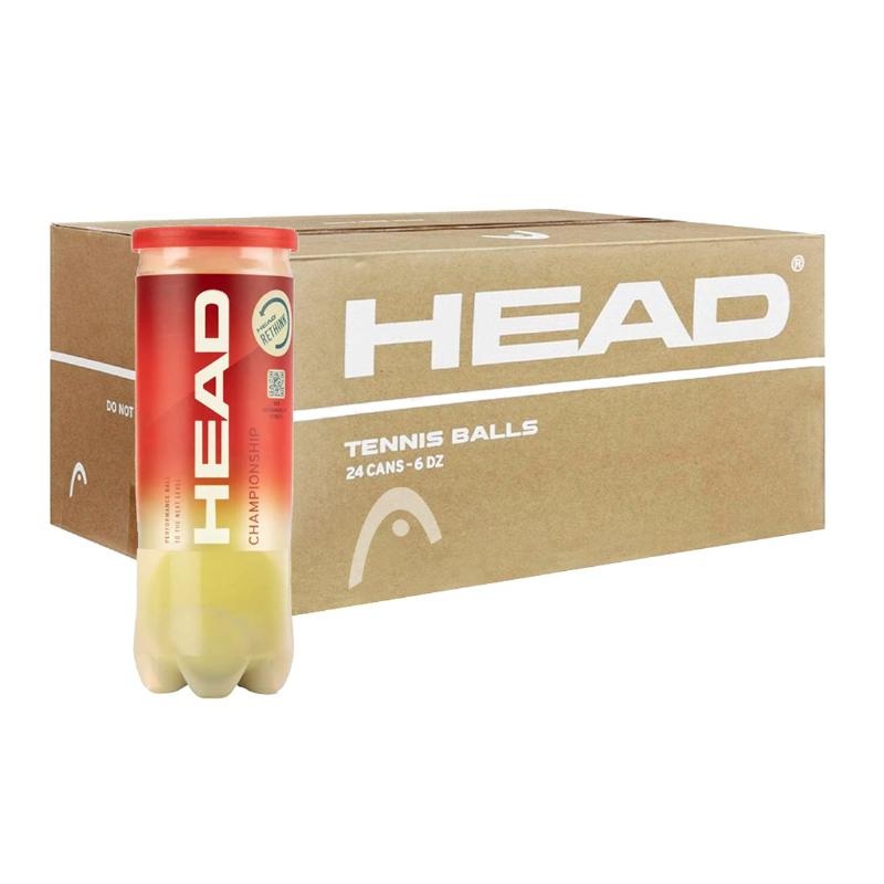 Cajon 72 Pelotas – 24 Botes de 3 uds – Head Championship Tenis