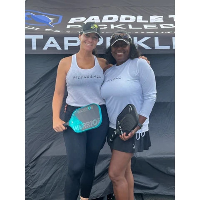 Lacoa Sports PICKLEBALL FRIENDS White Mesh Tank