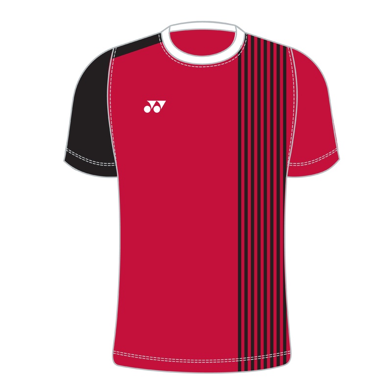 Oxfordshire County T009JC Time Crew T-Shirt Junior RED/BLACK J120