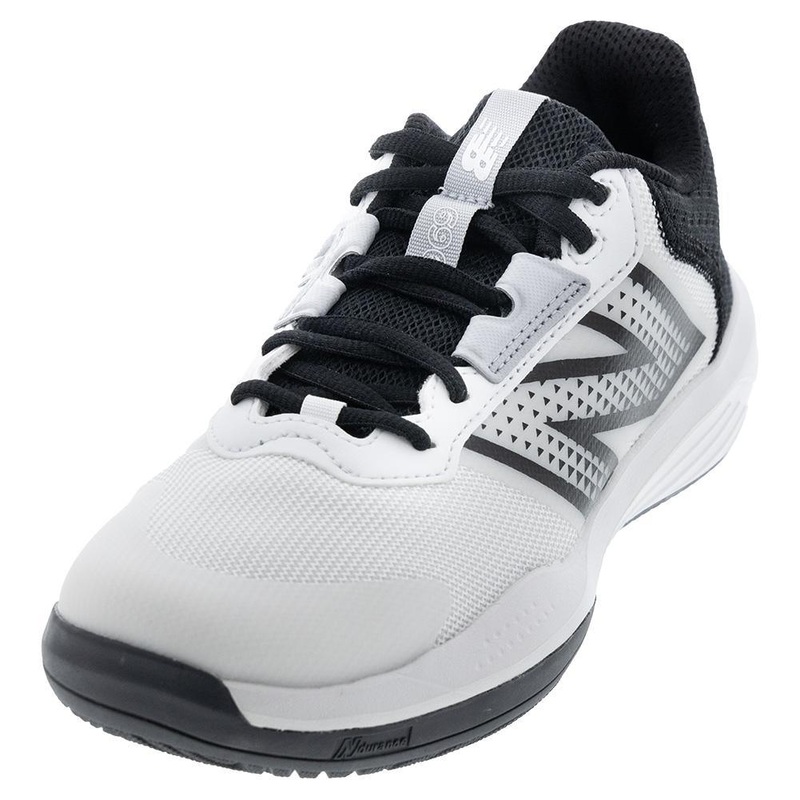 Women’s 696v6 B Width Tennis Shoes White and Black